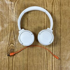 JBL Tune Wireless Bluetooth Headphones White On Ear Tested Working